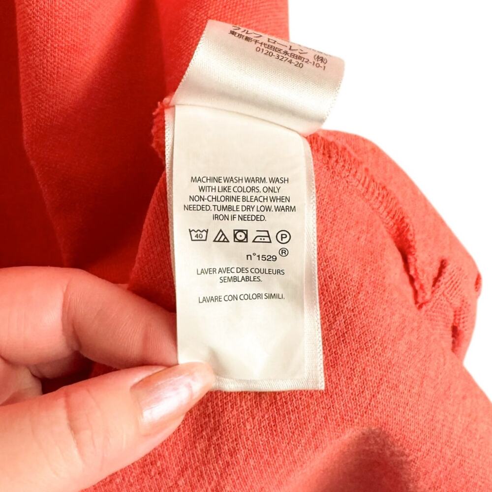Polo Ralph Lauren Salmon Cotton Classic Fit Collared Short Sleeve Polo Top XXL - Picture 7 of 11